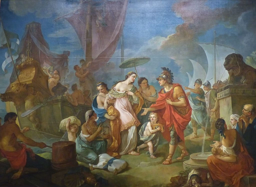 Arrivo di Cleopatra a Tarso - Musée des beaux, arts de Nîmes